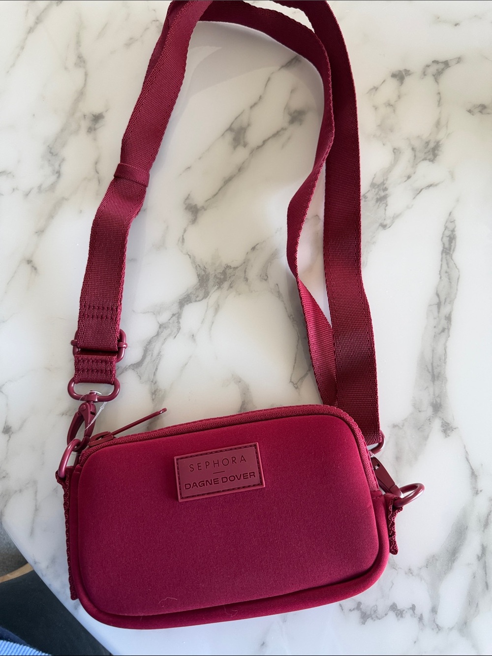 Sephora Dagne Dover Crossbody Bag - Burgundy